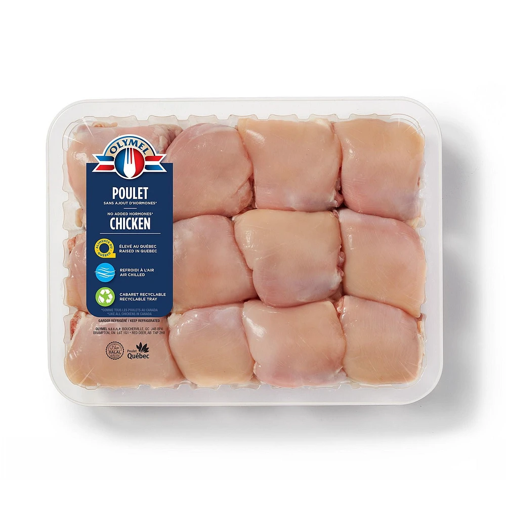 Olymel Halal Boneless Chicken Thighs Olymel, Variable Weight, 0.89 - 1.13 KG