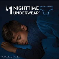 Sous-vêtements Goodnites contre l’énurésie nocturne pour garçons, Emballage Jumbo