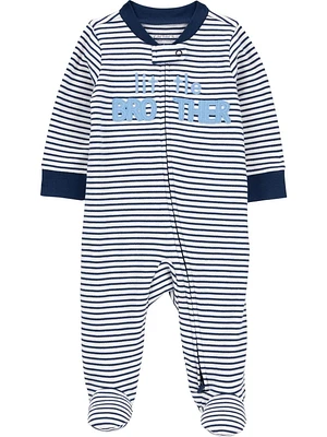 Tenue avec pyjama-grenouillère pour nouveau-né garçon Carter's Child of Mine - Petit frère