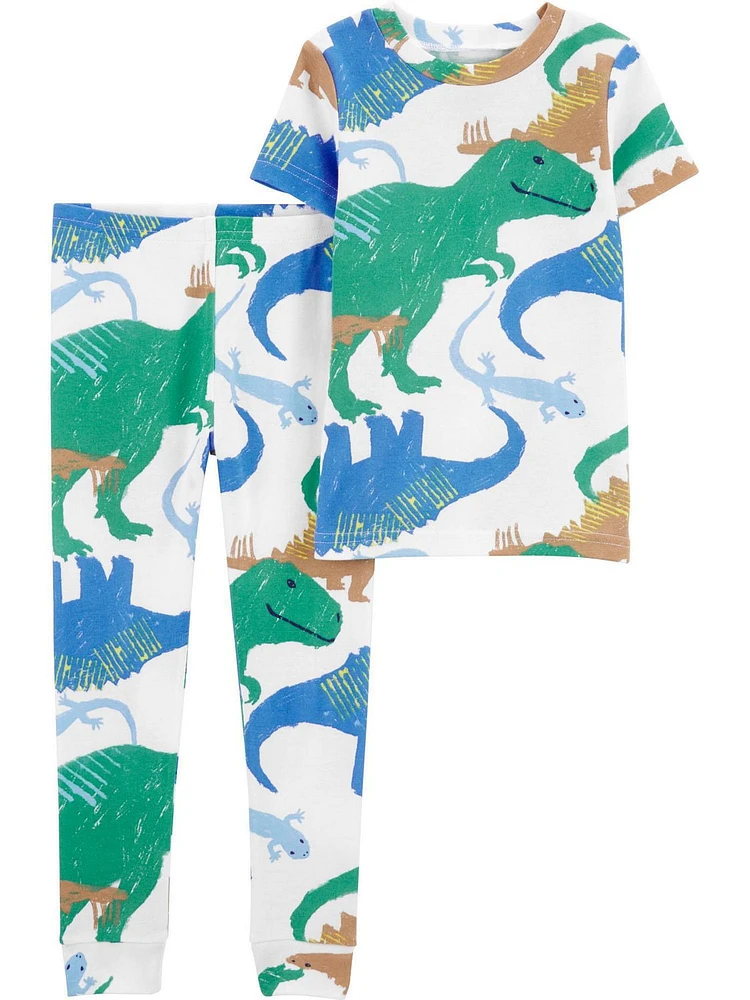 Carter's Child of Mine TB Pyjama 2 pièces - Dino bleu vert