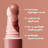e.l.f. Cosmetics Halo Glow Highlight Beauty Wand, Highlight with cushion-tip applicator, 10 mL