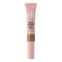 e.l.f. Cosmetics Halo Glow Highlight Beauty Wand, Highlight with cushion-tip applicator, 10 mL