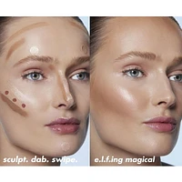 e.l.f. Cosmetics Halo Glow Highlight Beauty Wand, Highlight with cushion-tip applicator, 10 mL