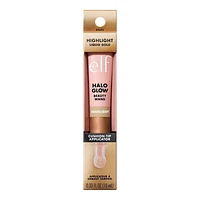 e.l.f. Cosmetics Halo Glow Highlight Beauty Wand, Highlight with cushion-tip applicator, 10 mL