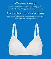 Bestform 9706238 Patterned Wireless Cotton Bra with Light Padding