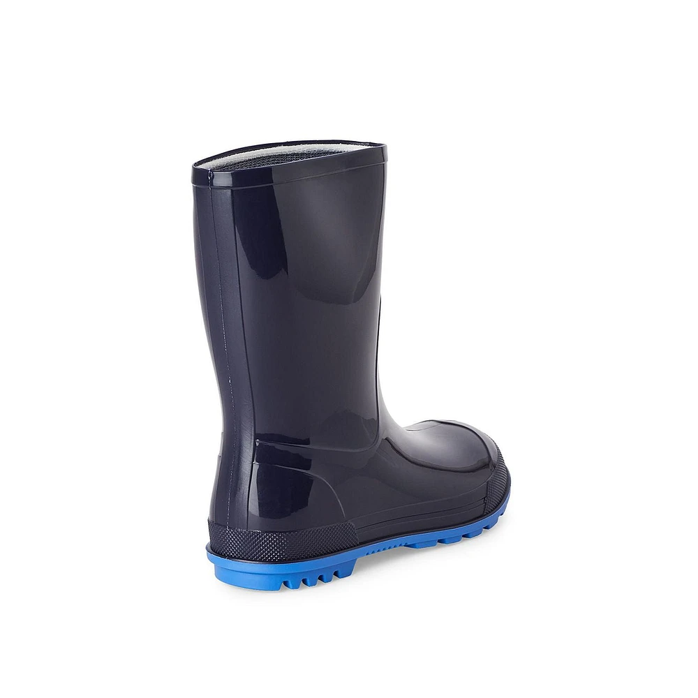 George Boys' Rubber Boots, Sizes 11-3