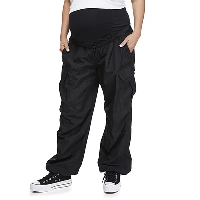 Pantalon cargo parachute à porter par-dessus le ventre Paisley Sky Maternité