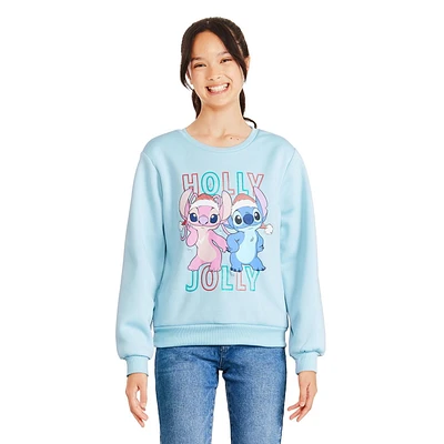 Disney Girls' Stitch Light Up Fleece Popover Sizes XS-XL