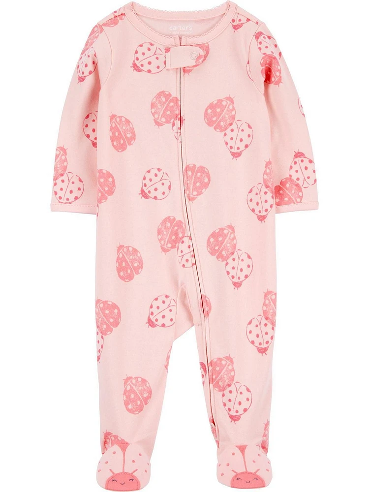 Carter's Child of Mine Sleep N Play Coccinelle rose pour bébé fille