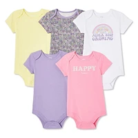 George Baby Girls' Bodysuit 5-Pack