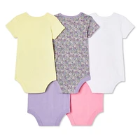 George Baby Girls' Bodysuit 5-Pack