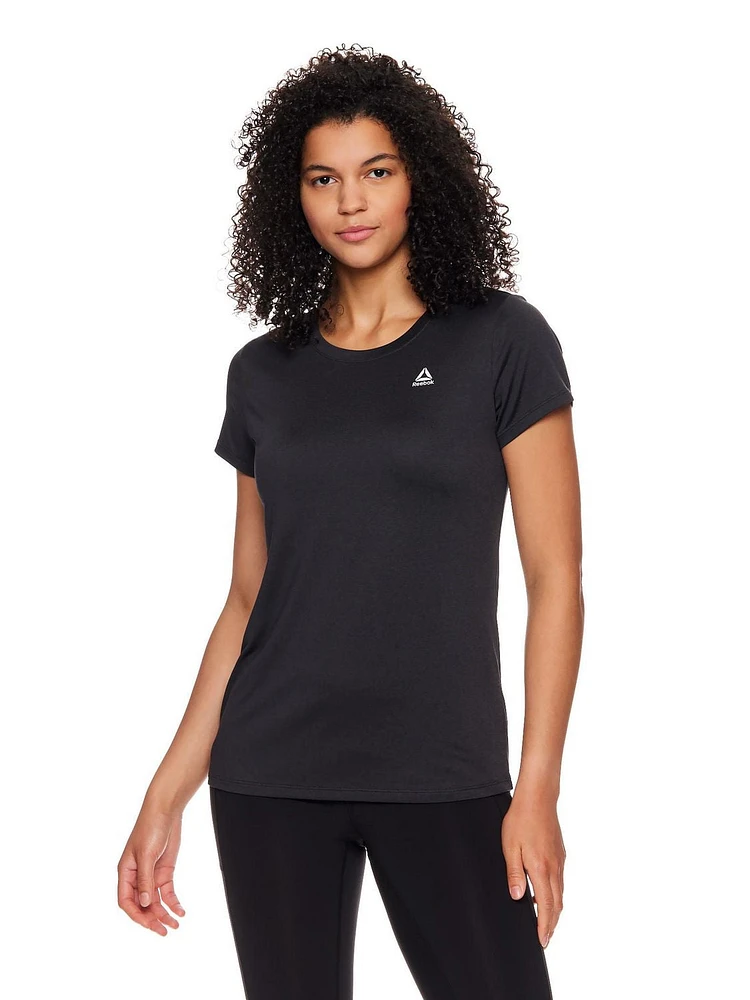 Reebok Womens Legacy Performance Short Sleeve Top, Sizes XS-2XL