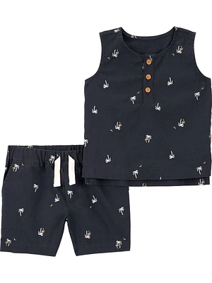 Ensemble de tenue 2 pièces Carter's Child of Mine IB - Palmiers