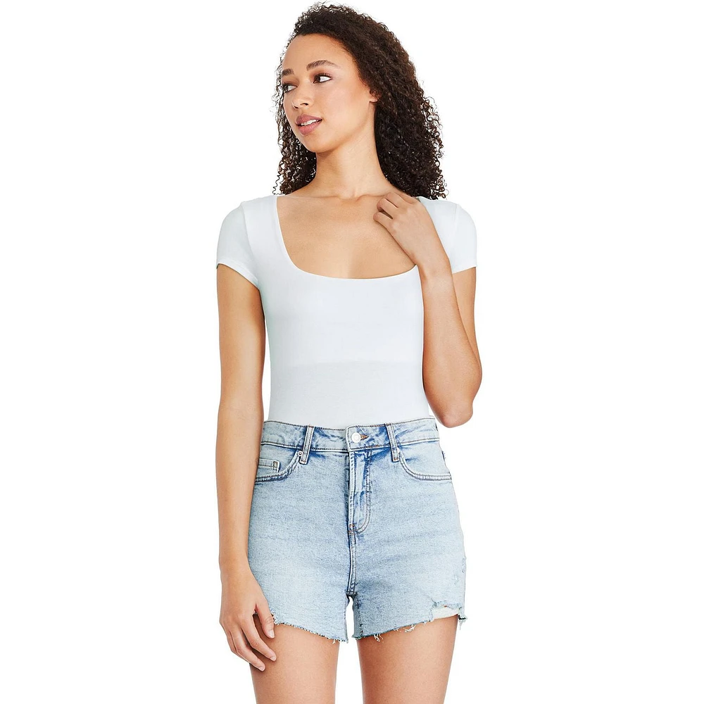 George Women's Scoop Neckline Bodysuit, Sizes XS-XXL
