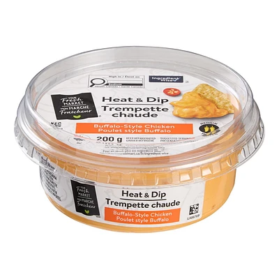 Trempette chaude au poulet de style Buffalo Mon marché fraîcheur 200 g