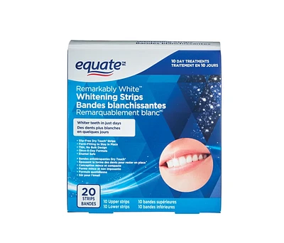 Equate Bandes blanchissantes remarquablement blanc 20 Bandes