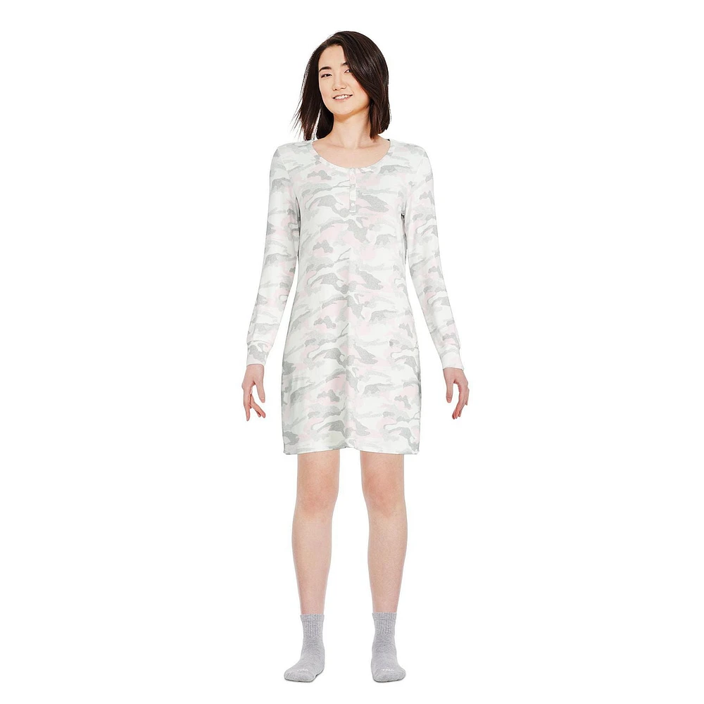 George Women's Hacci Henley Nightgown