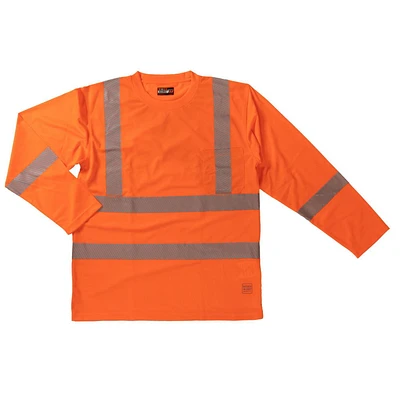 Tough Duck Long Sleeve Polyester Birdseye Safety T-Shirt