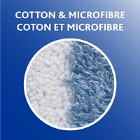 Vileda Fibro Contact Mop Head Replacement - Cotton & Microfibre Blend, 1 Piece
