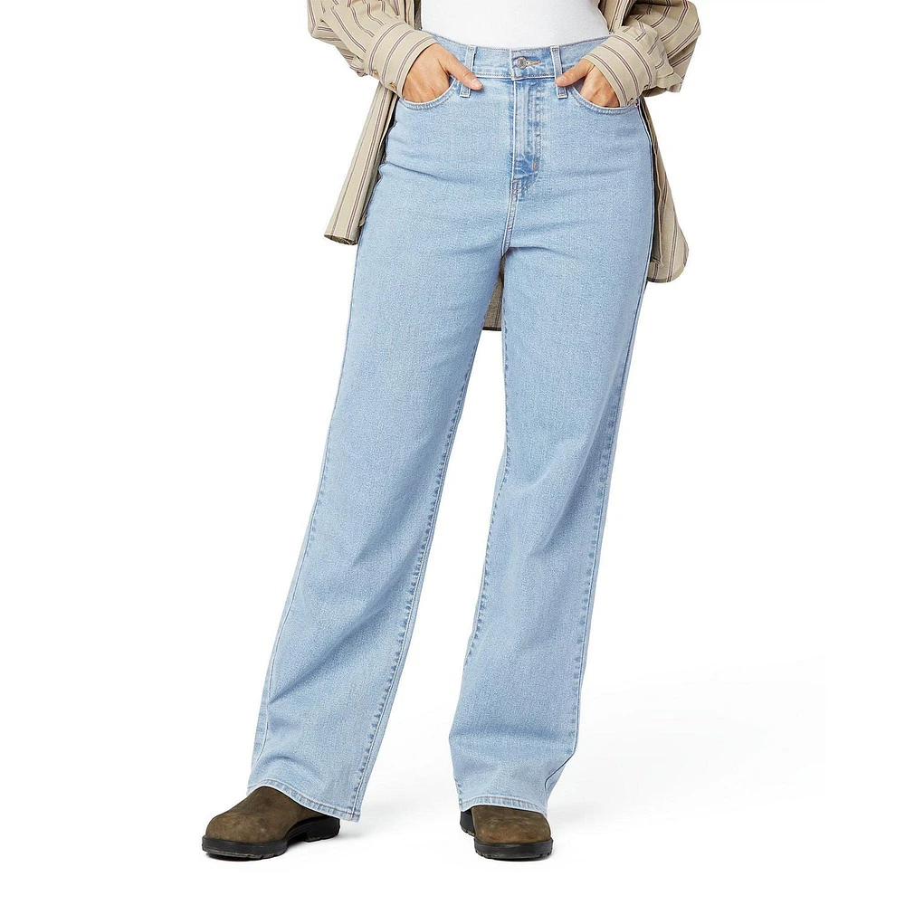 Levi Strauss Signature.MD Jean taille haute ample droit d’époque pour femme