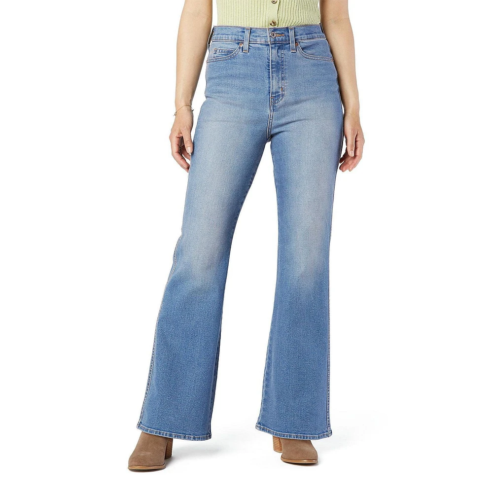 Levi Strauss Signature.MD Jean évasé taille haute d’époque pour femme