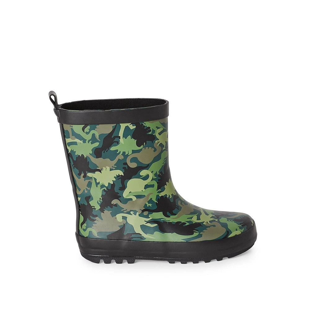 George Boys' Rubber Rain Boots, Sizes 11-3