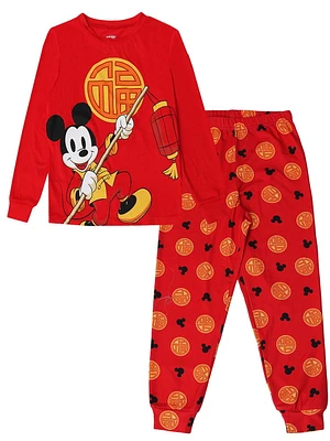Pyjama 2 pièces en tricot - Enfants Mickey Mouse