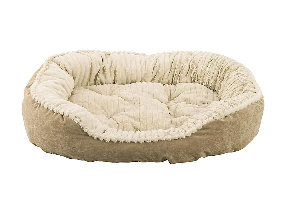 Sleep Zone Lit pour Chien en Peluche Sculpté