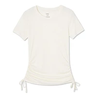 George Women's Side Ruched Tee, Sizes XS-XXL