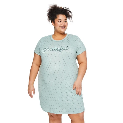Chemise de nuit George Plus pour femmes Tailles 1X-4X
