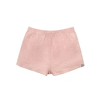 modern moments™ by Gerber®™ - Eyelet Ruffle Top + Shorts Set - Rose, Sizes: 12 months to 5T