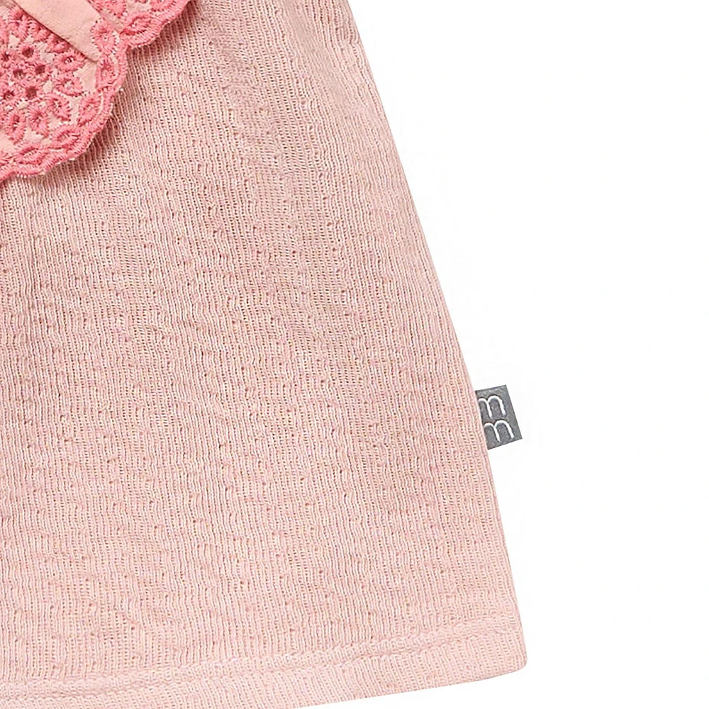 modern moments™ by Gerber®™ - Eyelet Ruffle Top + Shorts Set - Rose, Sizes: 12 months to 5T