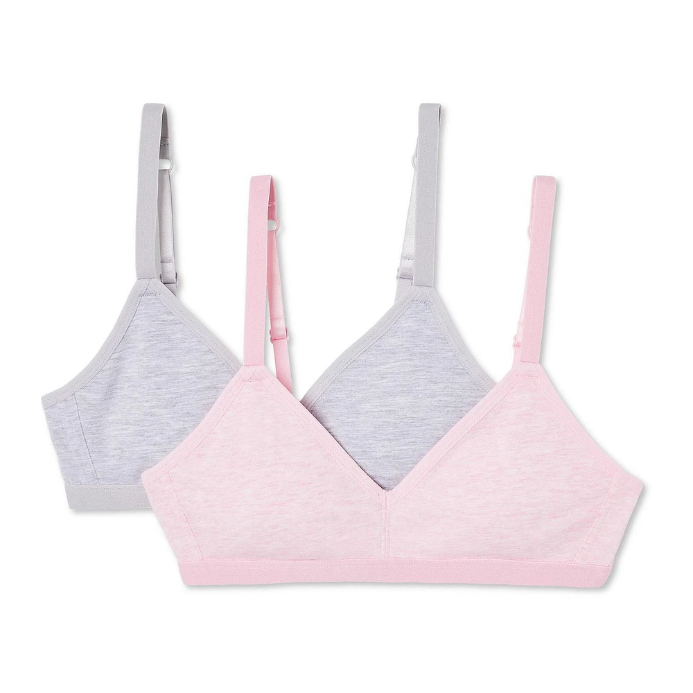 Lot de 2 soutiens-gorge pour débutantes George filles Tailles P–TG