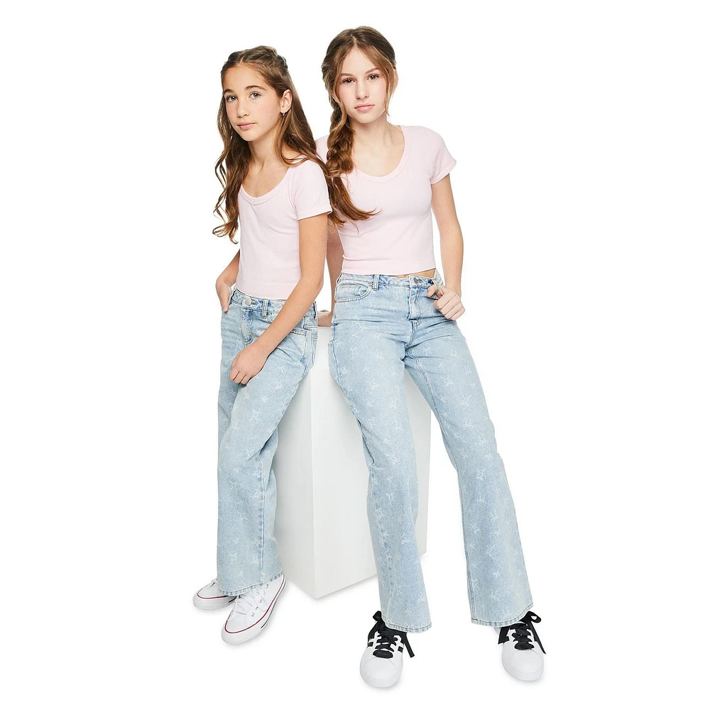 My Sister's Closet Girls' Wide Leg Jean