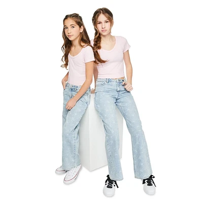 Jean à jambe large My Sister’s Closet pour filles