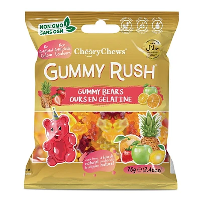 Gummy Rush - Oursons gommeux 70g/2.46oz Quantité - 70g/2.46oz