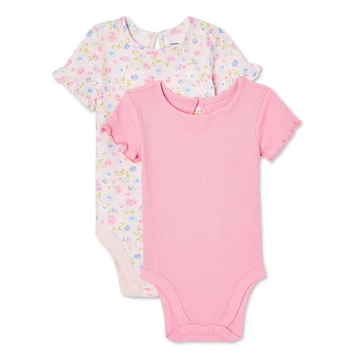 George Baby Girls' Bodysuit 2-Pack