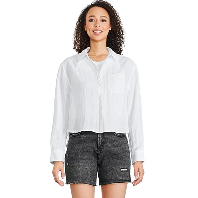 George Women's Oversized Cropped Shirt