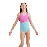 Justice Girls' Colour Block Swimsuit 1-Piece