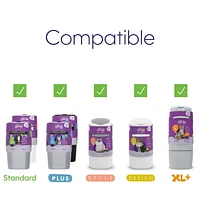 Litter Genie Standard refill 1pk - Up to 2 months of supply for one cat - litter bags, The Standard Refill offers 14 feet of bags