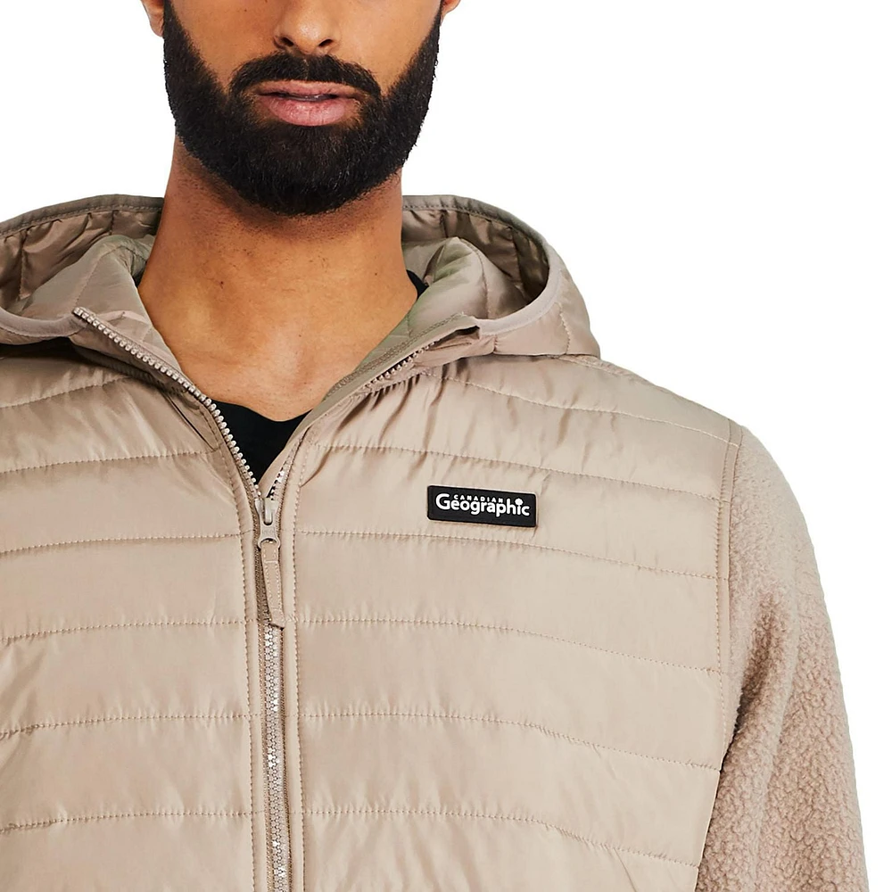 Manteau bimatière Canadiana pour hommes
