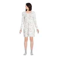 George Women's Hacci Henley Nightgown
