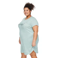 Chemise de nuit George Plus pour femmes Tailles 1X-4X