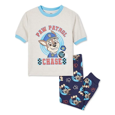 Pyjama 2 pièces Pat'Patrouille pour petits garçons Tailles 2T-5T