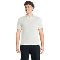 George Men's Johnny Collar Popover, Sizes S-2XL