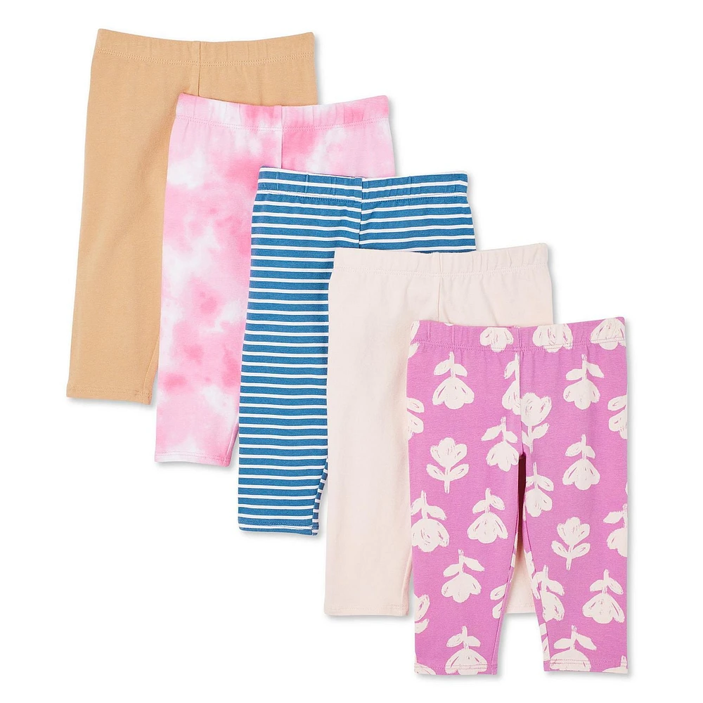 George Baby Girls' Legging 5-Pack
