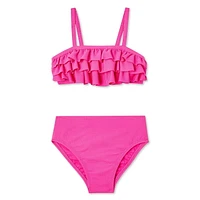 George Baby Girls' Ruffle Bikini 2-Piece Set