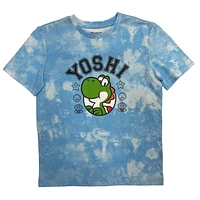 Super Mario Boys Yoshi Varsity Crew à manches courtes