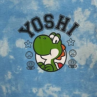 Super Mario Boys Yoshi Varsity Crew à manches courtes