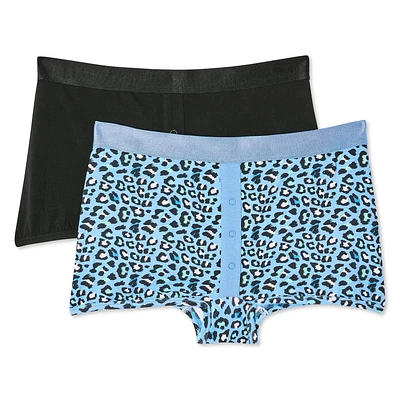 Lot de 2 petits shorts No Boundaries pour femmes